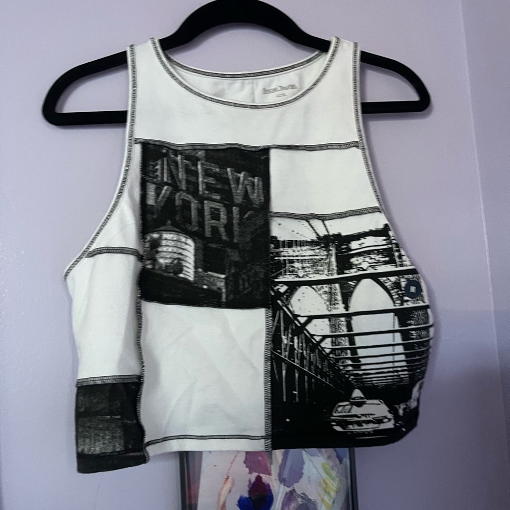 NYC stitched top